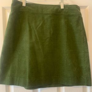 J Crew corduroy mini skirt